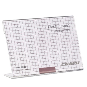 L-Shaped Desk Label 5.9" x 3.9" (150 x 100mm)