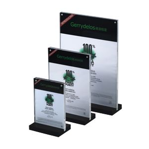 T-shaped desk label12.0" x 8.3" x 2.8" (304 x 210 x 70mm)
