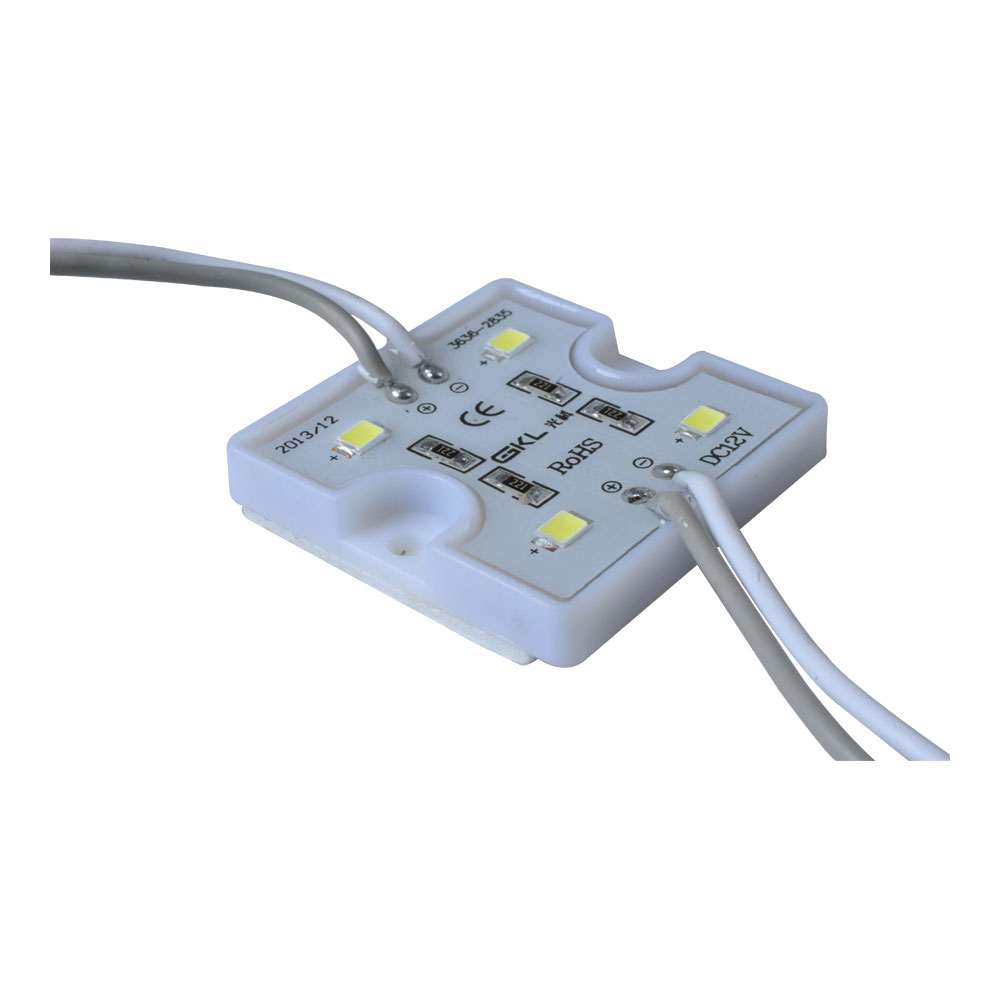SMD 2835 Waterproof LED Module (4 LEDs, White Light, 0.96W, L36 x W36 x ...