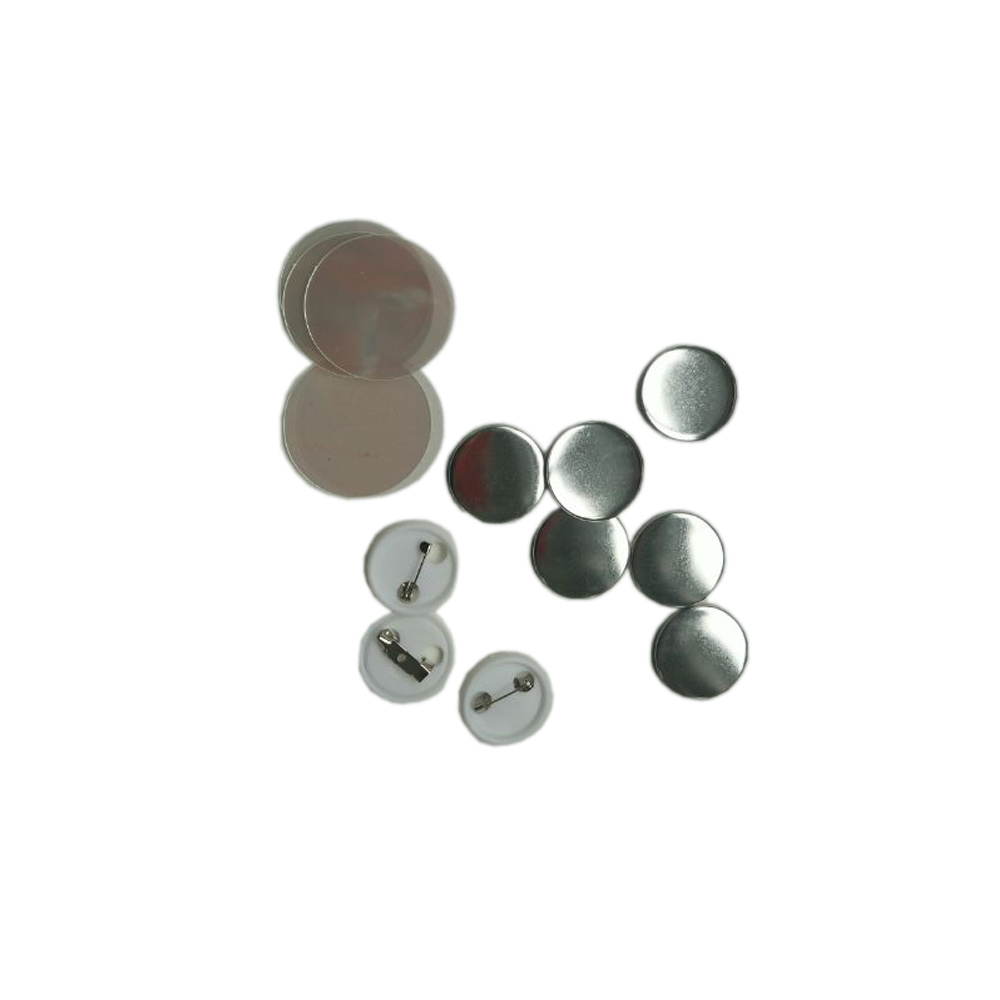 1000pcs 25mm Blank Pin Badge Button Supplies for Badge Maker Machine ...