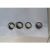 10mm Silver Grommets Eyelet for Semi-automatic Grommet Machine 1600pcs/bag