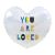 50pcs Sublimation Polyester Glitter Pillow Case Cushion Cover Heart Shaped