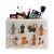 6.3" x 9" Glitter Sublimation Printing Cosmetics Canvas Makeup Bag