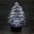 3D acrylic Lamp, with 7 Color Changes, Dimmable LED Night Lamp, Remote Control and Smart Touch Christmas Tree