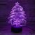 3D acrylic Lamp, with 7 Color Changes, Dimmable LED Night Lamp, Remote Control and Smart Touch Christmas Tree