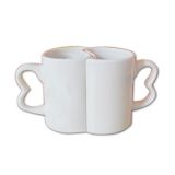 Tazas para sublimación de 11 0z Estilo: amor hechas de cerámica.