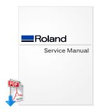 Manual de servicio de Impresora de Gran Formato en Inglés Roland FJ-52 FJ-42