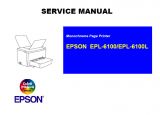 Инструкция по эксплуатации EPSON EPL-6100 EPL-6100L (англ.яз.)