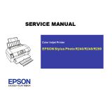 Инструкция по эксплуатации EPSON Stylus Photo R240 R245 R250 (англ.яз.)