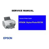 Инструкция по эксплуатации EPSON Stylus Photo RX700 (англ.яз.)