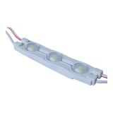 Paquete de 11000pcs de Modulo LED de luz blanca resistente al agua. (3 Chips LED con Lente óptico 0.72W, L70 x W16 x H7mm para anuncios publicitarios.