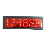 Red LED Name Badge Whit Scrolling Message 4*1.3*0.2in( 102 x 33 x 5mm)