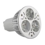 Точечная LED лампа для потолков GU10 (3х1Вт)