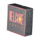 Вывеска с подсветкой (изображение: WELCOME)