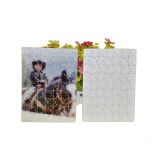 Rompecabezas Juguete para Niños Sublimacion en Blanco 5.1" x 7.0"