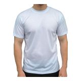 Camiseta blanca de poliester para hombre para sublimar