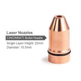 Насадка для сопла для резки волоконным лазером  CINCINNATI Lasermech (один слой; диаметр 10,5мм; высота 22мм; 1064нм)