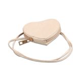 New Blank Sublimation Leather Fashion Lady Wallet Heart Shape Shoulder Bag