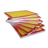 6 Pcs - 20" x 24"Aluminum Screen Printing Screens with 255 Yellow Mesh Count