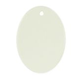 100pcs 3" Oval Ceramic Ornamen