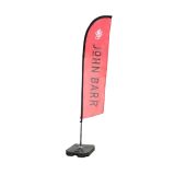 แบนเนอร์ปีกขนาด 3.6 เมตรพร้อมฐานตั้งถังน้ำ---3.6m Wing Banner with Water Tank Stand Base