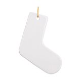 3" Stocking Ceramic Ornament