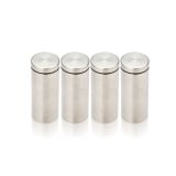 4pcs/pack 16x25mm Stainless Steel Glass Wall Mounting Sign Holder Standoff