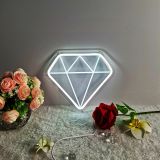 CALCA LED Diamond shape Neon Sign, Size- 10.2 X 9inches