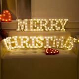 LED  Letter Lights Sign Warm white, Light Up Alphabet Letter for Home Party Wedding Decoration 