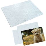 CALCA 10 Set Sublimation Blanks Puzzles White Jigsaw Puzzle Blanks for Sublimation Printing (A4-120 Style)