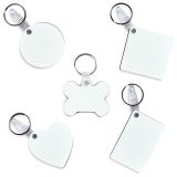 40sets Double Sided Sublimation Keychain Blanks