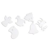 CALCA Sublimation Air Freshener Blanks Felt Christmas Fragrant Flakes 60pcs