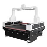 FM1816/1918 2 Heads 130W Fabric CCD Camera Cutting Machine Laser Cutter Printed Textile