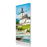 QOMOLANGMA 2.8 FT x 6 FT Aluminum Modular SEGPRO Backlit Fabric Lightbox - (120mm SEG Extrusion)