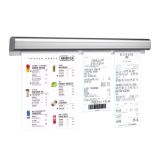 30cm/50cm/80cm Kitchen Order Holder Restaurant Takeaway Aluminum Ticket Punch-Free Holder