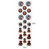 20pcs Iron on Transfers 3in x 3in DTF Transfers Ready to Press Transfer Making Stickers Iron on Decals for T Shirts Hoodie Bags DIY Crafts