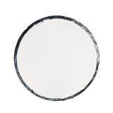 CALCA 10 Pack 7.6in x 7.6in Sublimation Round Photo Slate Rock Plaque Blanks with Stand, For Desktop Souvenir DIY Personalized Gift