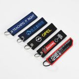 10Pcs Personalized 6.3"x 1.18" Double Sided Key Chain Fabrichains