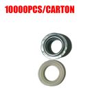 Металлические люверсы серебристого цвета (внутренний диаметр 13мм)