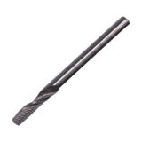 Solid Carbide 1 Flute Spiral CNC Cutting Bits, 3.175mm SHK