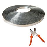 US Stock 26mm (1") x 45m (148ft)/roll 2rolls/pack Gold/Silver Arrow Trim Cap + Trim Cap Galvanized Hand Notcher Tool for Channel Letter