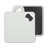 CALCA Sublimation Blank Square 3.7in Bottle Opener & Fridge Magnet with Cork Backing for DIY Projects and Presents(Matte)