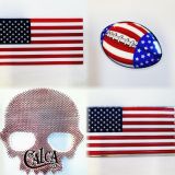CALCA 4-Pack Random-Ship Heat Transfer Labels Silicone / PU / TPU Patches for Garments & Bags & Accessories