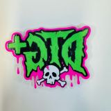 CALCA Screen printed Patch with Water-Based Paste Heat Transfer Clothing Label for Garments