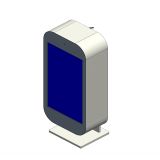 CALCA Thin 22-inch Smart Holographic Cabin Display Transparent LCD Display Touch Control /3D Holography Box