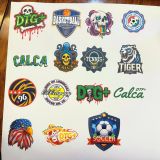 Gang Sheets Iron-On Heat Transfer TPU Patches 3D Embossed Patches Soft Flexstyle Metflex Custom Patches