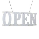 OPEN Business Sign Pixel Lamp Integrative Ultra Bright LED Store Shop Advertising Lamp Size 14 x 340in(355 x 1015mm)