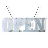 OPEN Business Sign Pixel Lamp Integrative Ultra Bright LED Store Shop Advertising Lamp Size 10 x 30in(253 x 760mm)