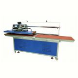 16" x 47" Fully Automatic Up-Sliding Hydraulic Double-Station Rhinestone Heat Press Machine For Leather, Fabric & Custom Jewelry with Laser Position System