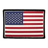 Dual-Face Hook & Loop Patch with 3D HF UV Printed Logo & Flag